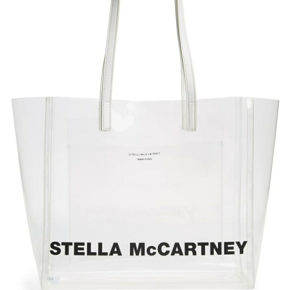 Stella McCartney Handbags - Stella McCartney Large Clear Logo Tote NWT